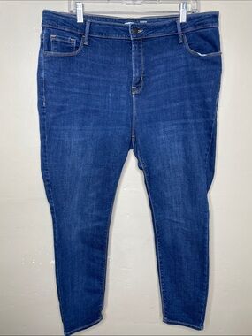 OLD NAVY Super Skinny GH Rise ROCKSTAR Secret-Slim Pockets Essential Blue Jeans